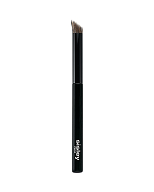 Black-handled eyeshadow smudge brush with a slanted tip, featuring soft bristles for precise application and blending of eyeshadow.
