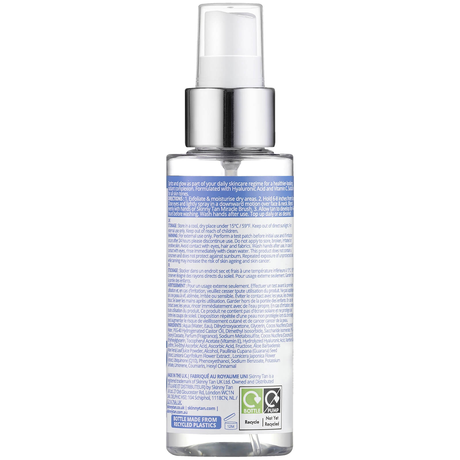 Skinny Tan Coconut Water Bronzing Face Mist 100ml - image 2