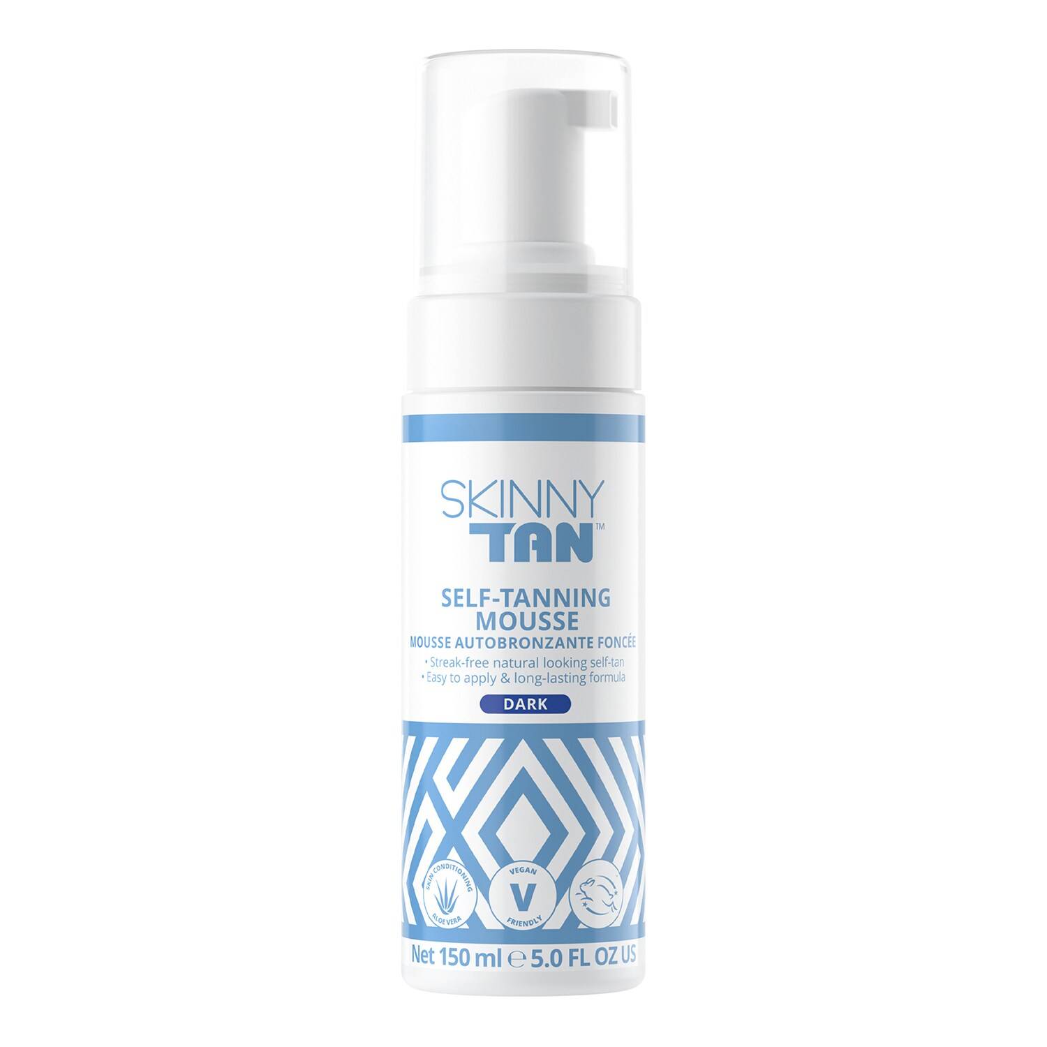 Skinny Tan Skinny Tan Self-Tanning Mousse Dark - 150ml - with Skin Smoothing Oils - Face the Future