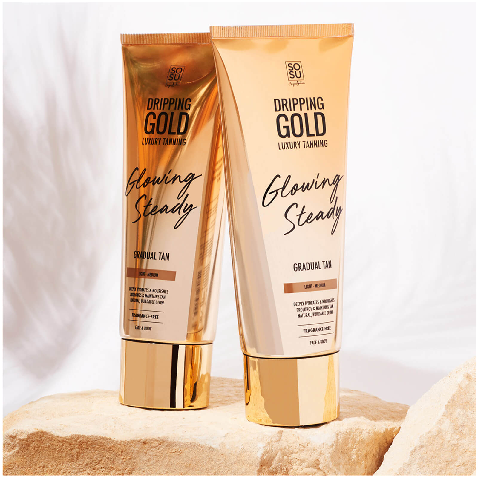 SOSU by SJ Dripping Gold Glowing Steady Gradual Tan Medium-Dark - image 2