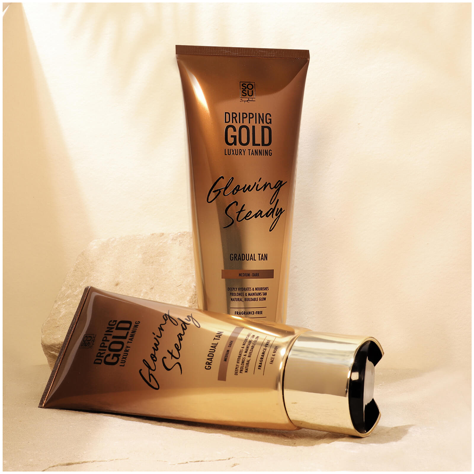 SOSU by SJ Dripping Gold Glowing Steady Gradual Tan Medium-Dark - image 4