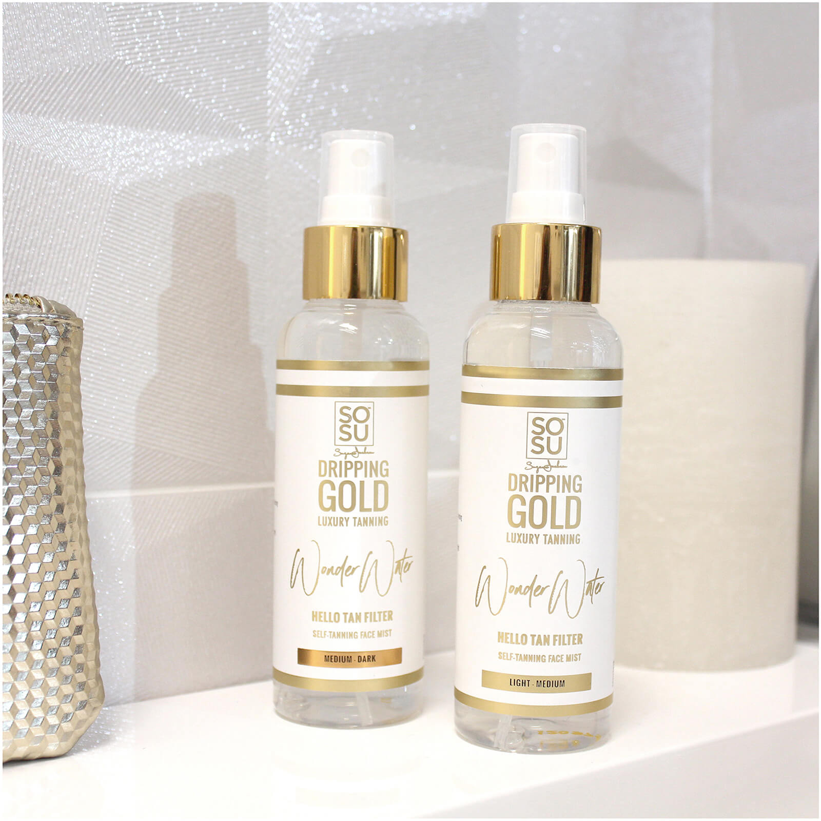 SOSU by SJ Dripping Gold Wonder Water Self Tanning Face Mist Medium Dark - image 2