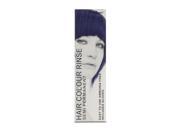 Stargazer Semi-Permanent Hair Colour Dye in PLUME, featuring a purple hue, packaged in a sleek tube with a model's face and product details prominently displayed.