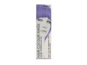 Stargazer semi-permanent hair colour dye in vibrant purple, packaged in a tall, slim tube featuring a model with purple hair and bold black text on a white background.