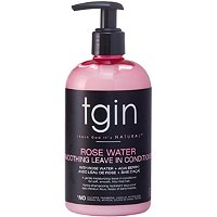 Tgin TGIN Rose Water Smoothing Leave-in Conditioner - 13 Fl Oz: Moisturizing, Shine Enhancing, Textured, Curly Hair