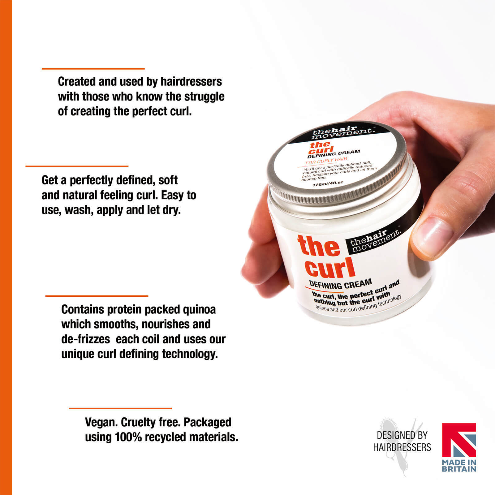 The Hair Movement The Curl Defining Cream 120ml - image 2