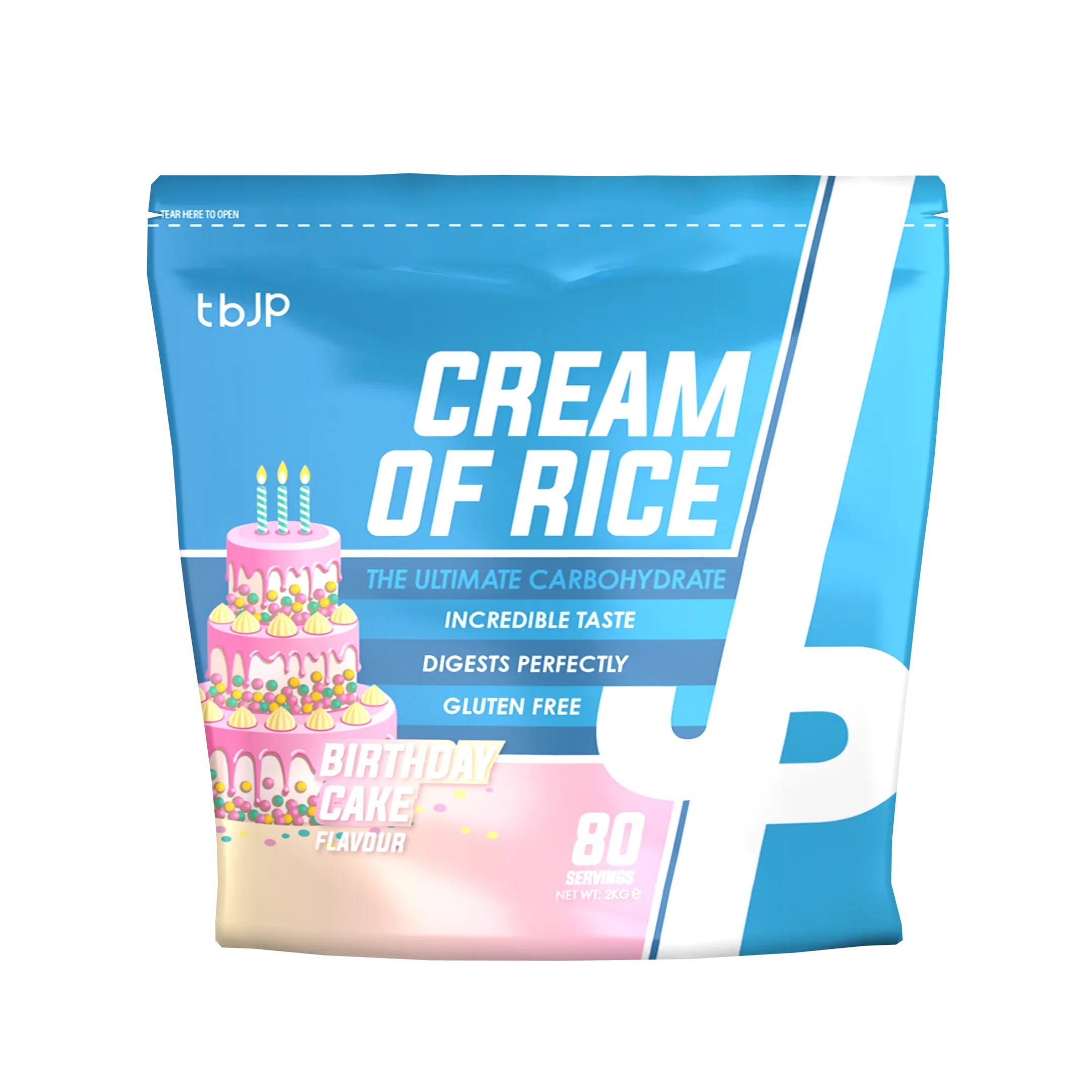 Trained by JP Trained by JP Cream of Rice 2kg, Birthday Cake
