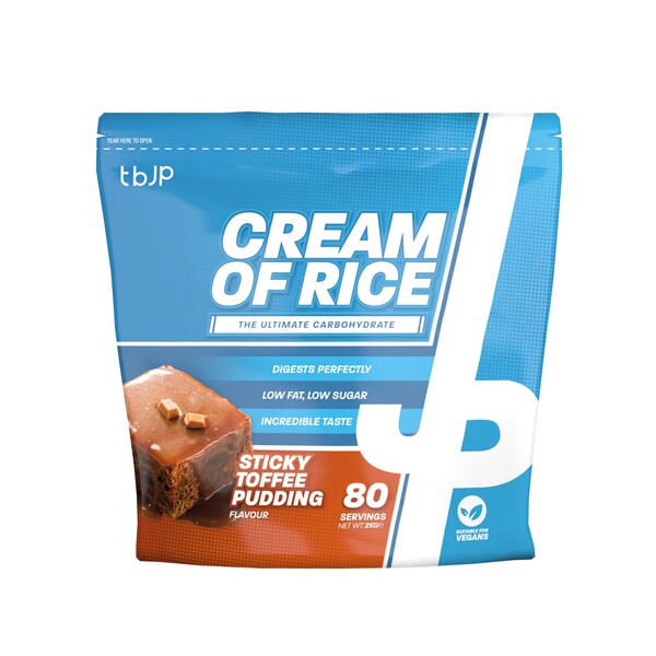 Trained by JP Trained by JP Cream of Rice 2kg, Sticky Toffee Pudding