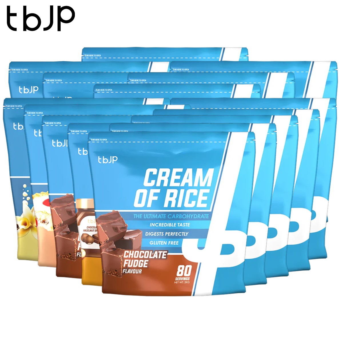 Trained by JP Trained by JP Cream of Rice 2kg, Triple Chocolate