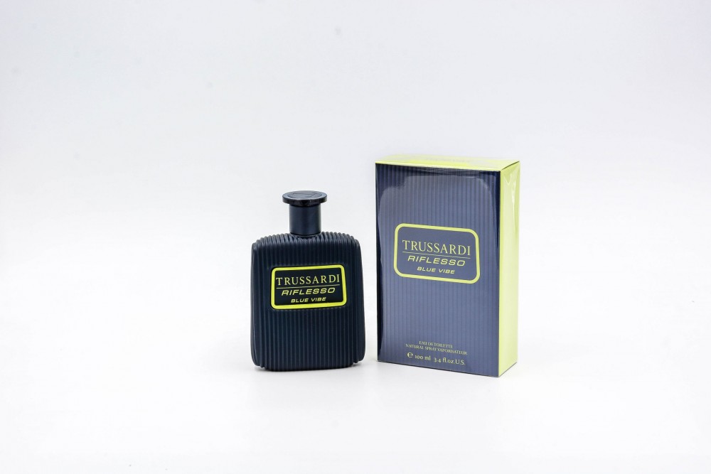 Trussardi Riflesso Blue Vibe by Trussardi for Men - 3.4 Oz EDT Spray