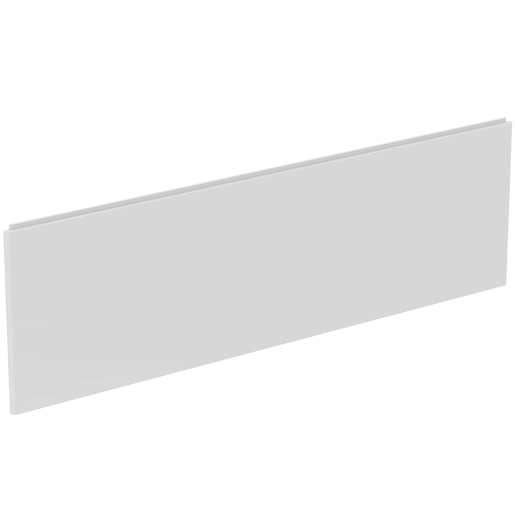 White 3.4mm front panel by Ideal Standard, model Unilux E320201, featuring a sleek, smooth surface and minimalist design, ideal for modern interiors.