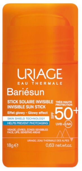 Uriage Uriage Bariésun Invisible Sun Stick Protection Stick for Sensitive Areas SPF 50+ 18 G
