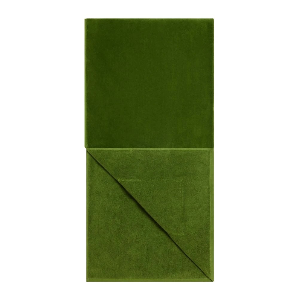 Vilebrequin - Organic Cotton Beach Towel With Flap Pocket - Towel - Sapock - Green - Size OSFA - image 2