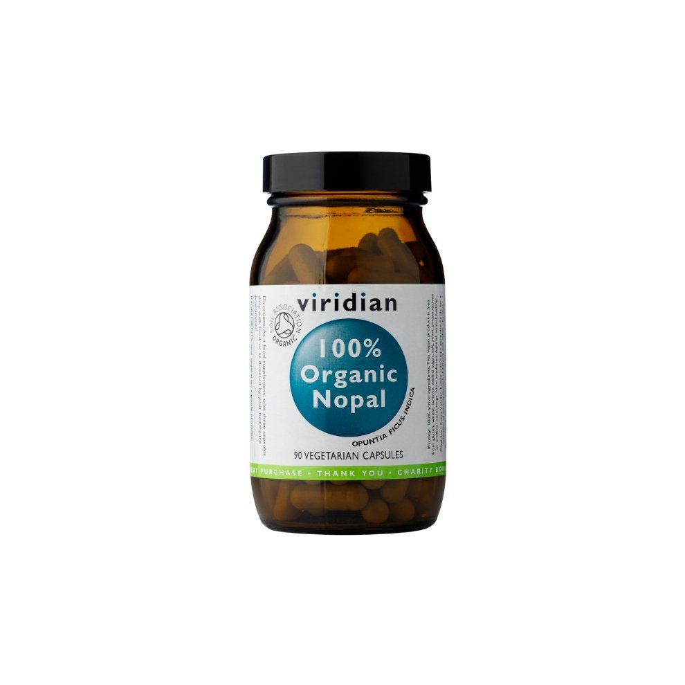 Viridian Viridian 100% Organic Nopal, 500mg, 90 VCapsules