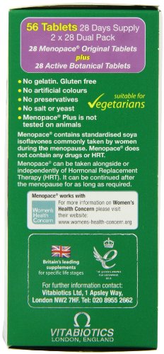 Vitabiotics Menopace Plus Tablets 56 Tablets - image 3