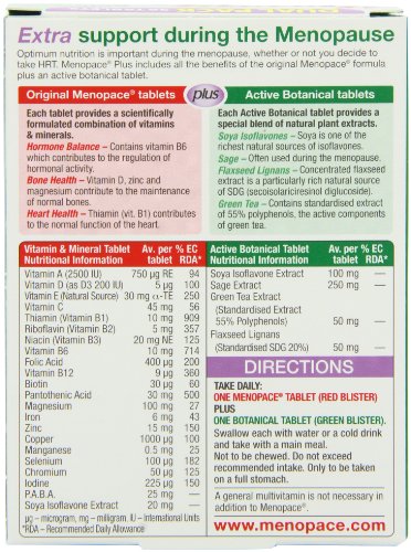 Vitabiotics Menopace Plus Tablets 56 Tablets - image 4