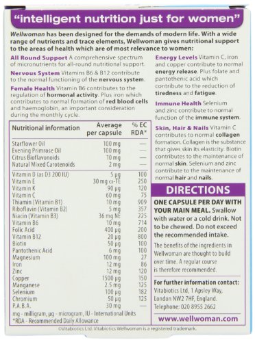 Vitabiotics Wellwoman Original Formula x 30 Capsules - image 4