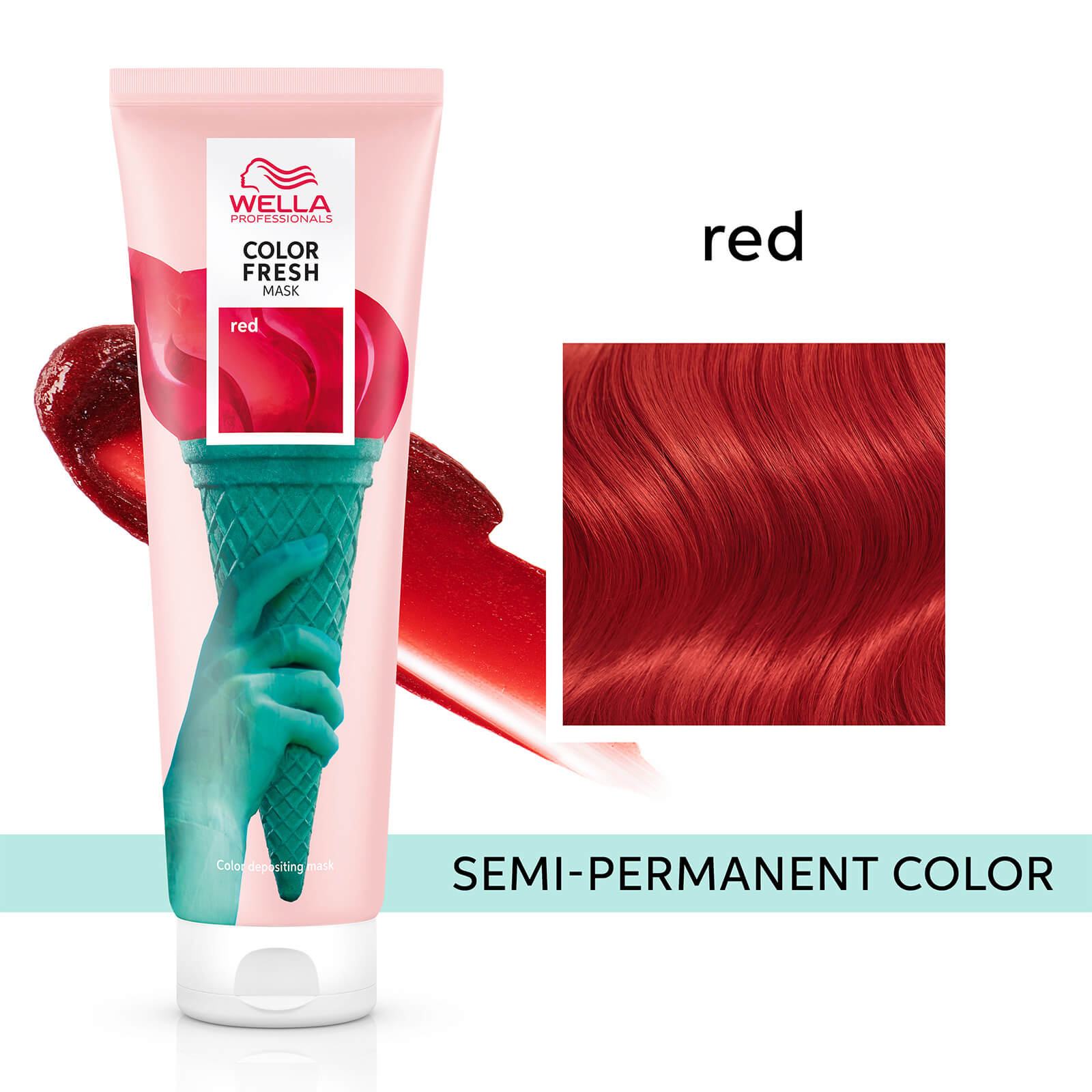 Wella Colour Fresh Semi-Permanent Colour Mask Red - image 2