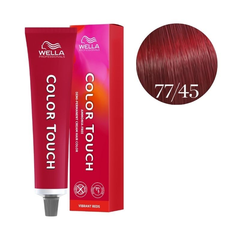 Wella Wella Professionals Color Touch Demi-Permanent Hair Colour Medium Blonde Intensive Red Mahogany 60ml