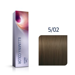 Wella WELLA ILLUMINA COLOR Hair Dye 60 Ml 5/02 - Matte Light Brown Natural