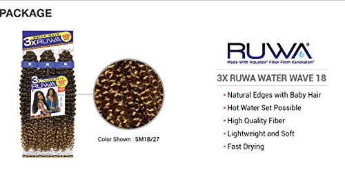 X Pression Synthetic 3x Pre Stretched Ruwa Water Wave Braid 18 / 2 - image 2