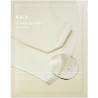 Abib Collagen Gel Mask Jericho Rose Jelly in beige packaging with circular window showing jelly texture.