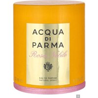 Acqua Di Parma Rosa Nobile Eau de Parfum 50ml in a gold cylindrical bottle with a pink cap and elegant label.