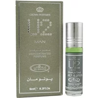 Al-Rehab U2 Man Roll-On Oil 6ml, green label, silver cap, with matching green and silver box.