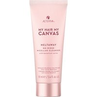 Pink tube of Alterna Meltaway No Rinse Micellar Cleanser, 100 ml, with purple text and logo.