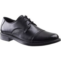 Black leather Amblers Bristol shoe, size 11, with lace-up design and cap toe detailing.