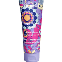 Purple Amika Supernova Blonde Moisture and Shine Cream tube with colorful floral design, 100ml.