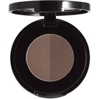 Black compact with two-tone brown brow powder, Anastasia Beverly Hills logo on lid, shade Ebony.