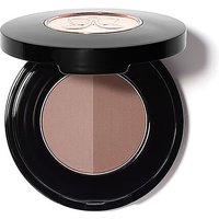 Black compact with two-tone medium brown brow powder by Anastasia Beverly Hills.