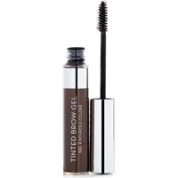 Clear tube of Anastasia Beverly Hills Tinted Brow Gel Brunette with silver cap and spoolie applicator.