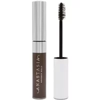 Black Anastasia Beverly Hills Tinted Brow Gel Granite with silver cap and spoolie brush applicator.