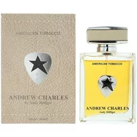 Andrew Hilfiger American Tobacco Eau De Toilette 100ml with star emblem on square bottle and textured box.