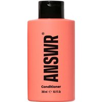 Pink ANSWR Conditioner bottle, 300ml, with bold black logo and black cap.