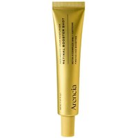 Gold tube of Arencia Retinal Booster Shot 30 ml with black text and screw cap.