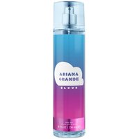 Ariana Grande Cloud Body Mist 236ml in a tall blue and pink gradient bottle with a silver cap and cloud logo.