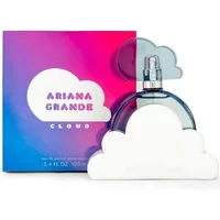 ARIANA GRANDE Cloud Eau De Parfum 100ml, cloud-shaped bottle with blue and white packaging.