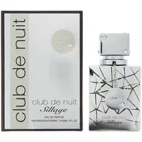 Armaf Club De Nuit Sillage Eau De Parfum 30ml, silver bottle with geometric design, matching box with logo.