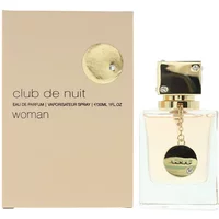Armaf Club De Nuit Woman Eau De Parfum 30ml with gold cap, chain detail, and beige box packaging.