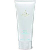 Clear tube of Aromatherapy Associates Revive Body Gel, 200ml, with gold logo and green text on a white background.