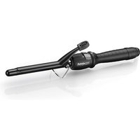 Black BaByliss Pro ceramic curling tong, 16mm barrel, with adjustable heat dial and ergonomic handle.