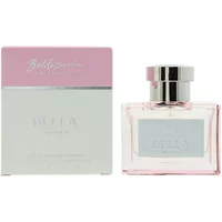 "Baldessarini Bella Absolu Eau De Parfum 30ml, clear glass bottle with silver cap, pink and white box"