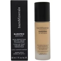 bareMinerals Barepro 24hr Matte Liquid Foundation Light 27 Cool, 30ml bottle with black cap and matching box.