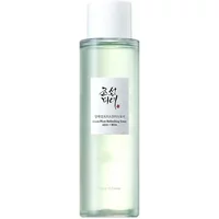 Clear cylindrical bottle with white cap, Beauty of Joseon label, containing Green Plum Refreshing Toner, 150ml.