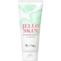 White tube of Beauty of Joseon Jelloskin Massage Cream, green abstract design, pink text, 200ml.