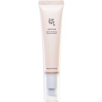 Pale pink tube of Beauty of Joseon Revive Eye Serum with white cap, featuring Korean script and brand logo.