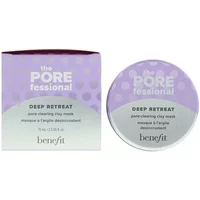 Benefit The Porefessional Deep Retreat Mask, round container with purple lid, next to matching purple box.